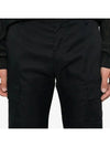 Technical Panama Ergonomic Cargo Straight Pants Navy - CP COMPANY - BALAAN 4