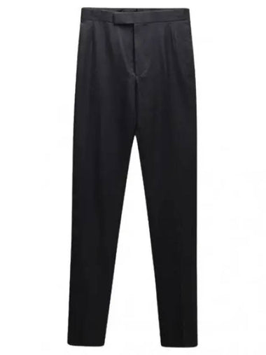 RWB Tab Super 120 Count Twill Wool Classic Backstrap Pants Cotton Chino - THOM BROWNE - BALAAN 1