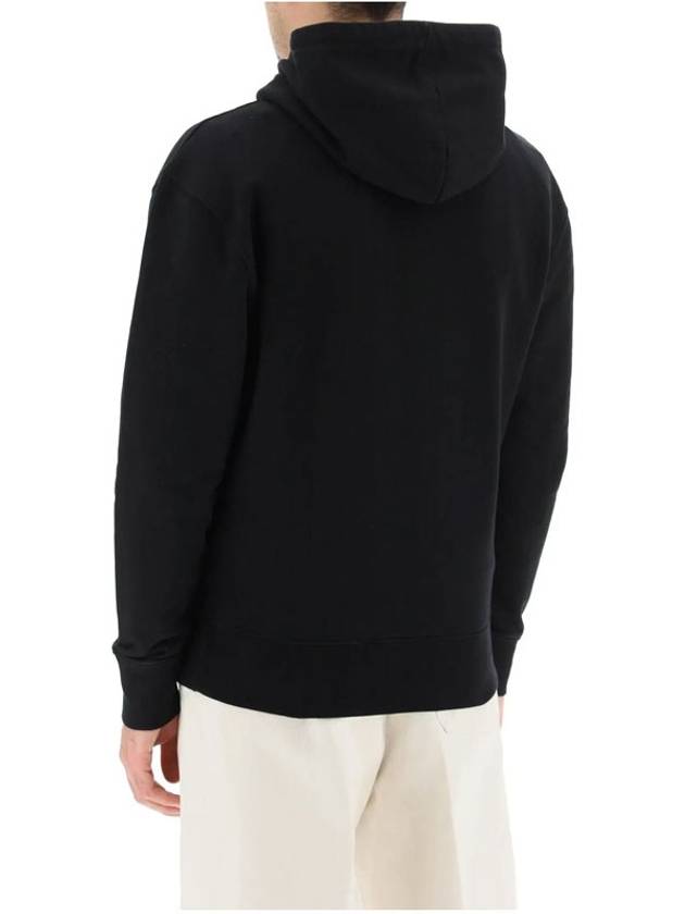 Chillax Fox Patch Classic Hoodie Black - MAISON KITSUNE - BALAAN 6