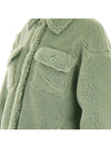 SABI fur teddy jacket green 61179 9040 55100 - STAND STUDIO - BALAAN 4