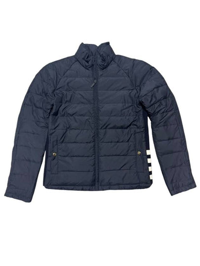 Ultra Light Tech Down 4 Bar Packable Purnel Neck Padding Navy - THOM BROWNE - BALAAN 2