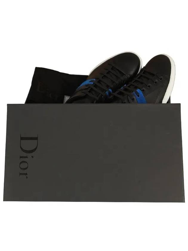 Homme Calfskin Low Top Sneakers Black - DIOR - BALAAN 6