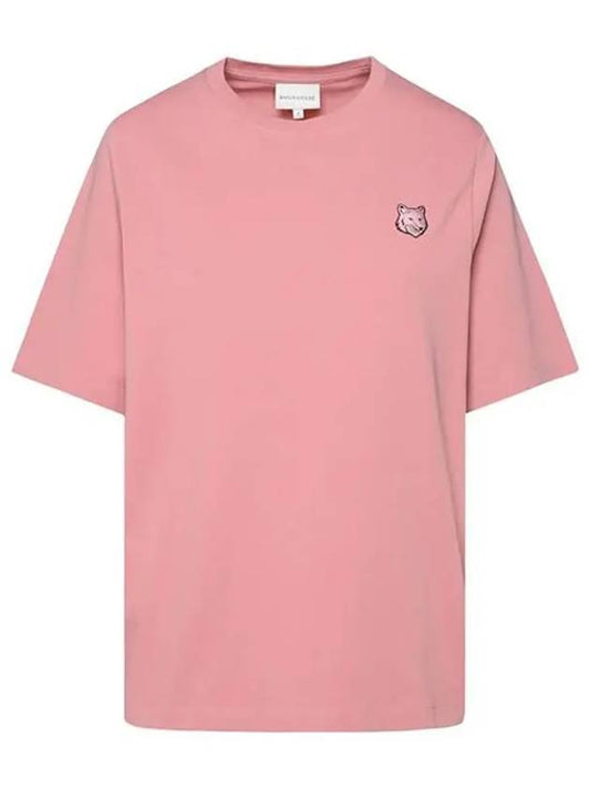 Bold Fox Head Patch Comfort Short Sleeve T-Shirt Rosebud - MAISON KITSUNE - BALAAN 2