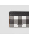 Check Print 2-tier Card Wallet Dark Burch Brown - BURBERRY - BALAAN 4