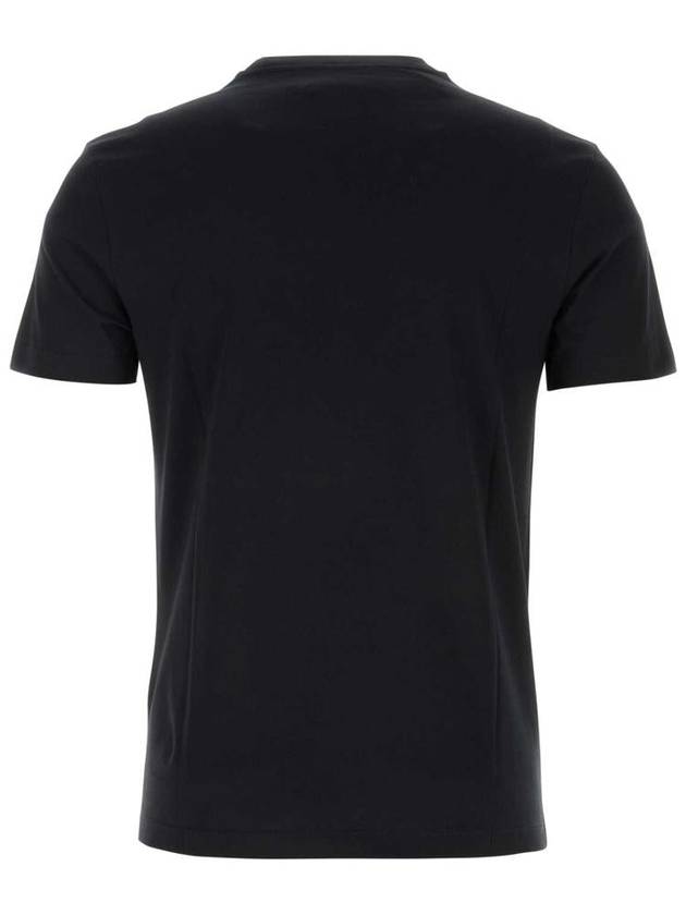 Medusa Embroidery Cotton Short Sleeve T-shirt Black - VERSACE - BALAAN 3