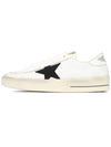 Star Patch Lace Up Low Top Sneakers White - GOLDEN GOOSE - BALAAN 5