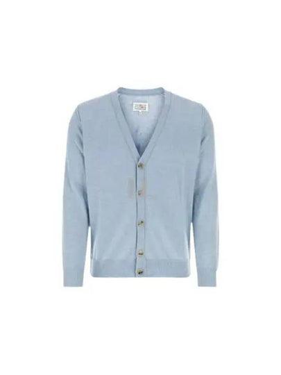 Cashmere Back Stitch Cardigan Pale Blue - MAISON MARGIELA - BALAAN 2