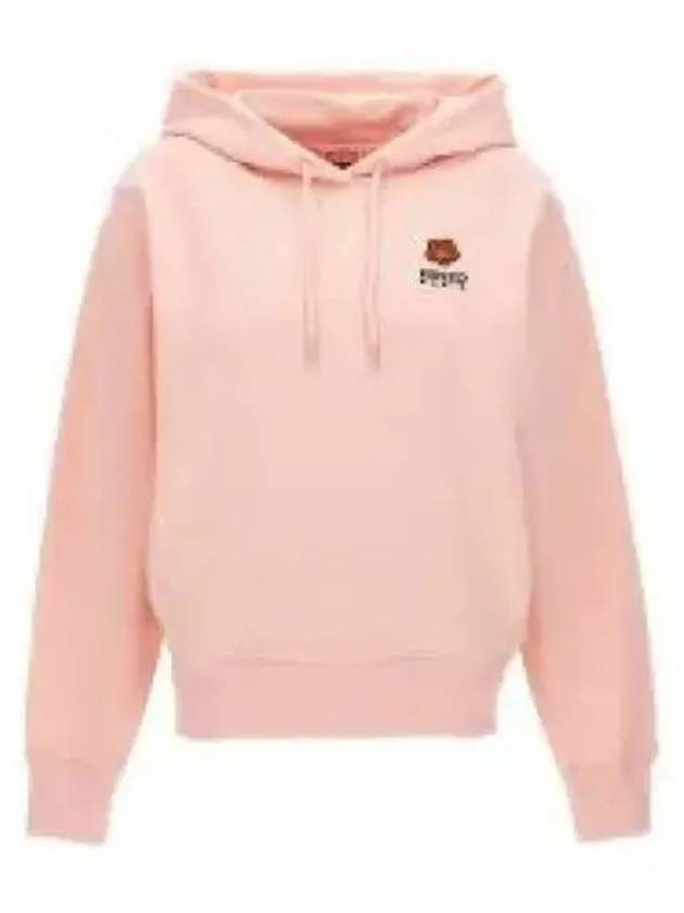 Boke Flower Crest Cotton Classic Hoodie Pink - KENZO - BALAAN 2