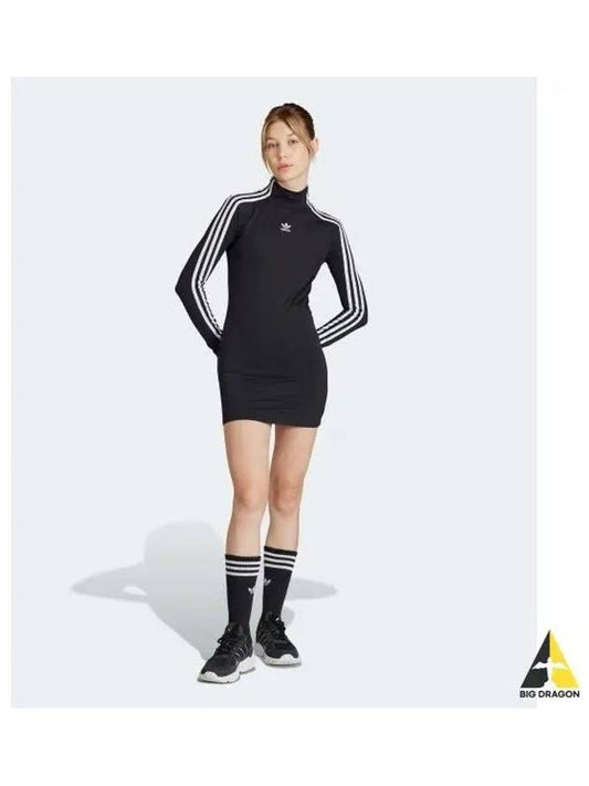 adidas ADILENIUM tight cut dress black IV9333 - ADIDAS - BALAAN 1