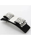 Vara Bow Black Hair Clip Silver - SALVATORE FERRAGAMO - BALAAN 5