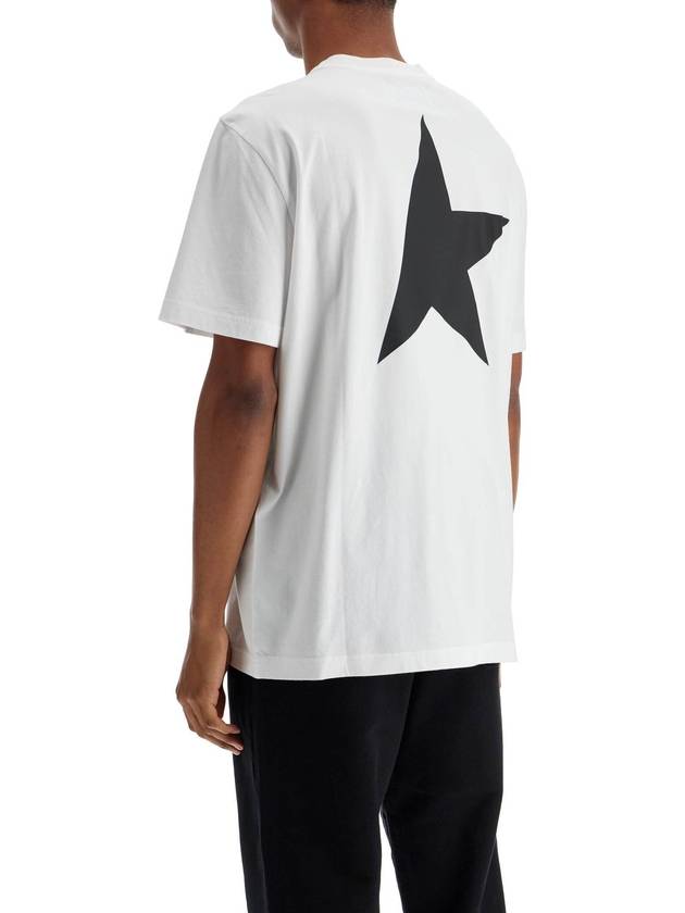 Star Collection Logo Short Sleeve T-Shirt White - GOLDEN GOOSE - BALAAN 4