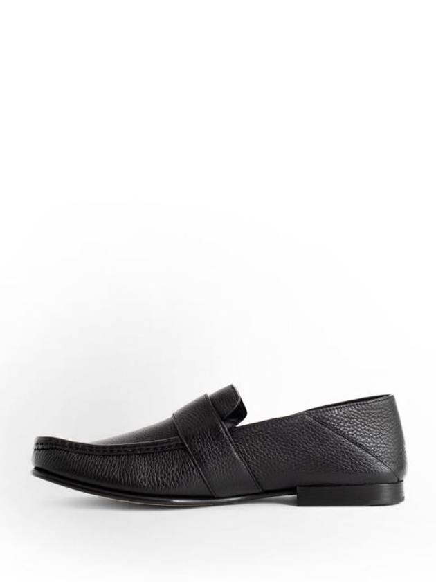 FF Square Leather Loafers Black - FENDI - BALAAN 3