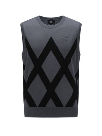 Official M NEW SIGNATURE KNIT VEST - ANEWGOLF - BALAAN 1