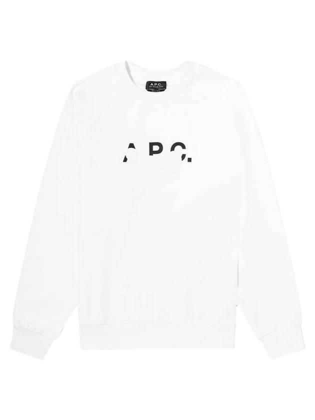 Shibuya Logo Sweatshirt White - A.P.C. - BALAAN 1