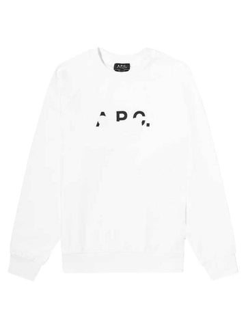 Shibuya Logo Sweatshirt White - A.P.C. - BALAAN 1