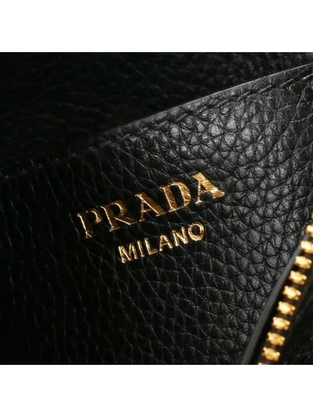 Vitello Phoenix Shoulder Bag Black - PRADA - BALAAN 9