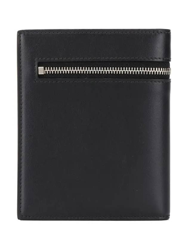 11Th Anniversary Signature Logo 3-Fold Half Wallet Black - ACNE STUDIOS - BALAAN 4