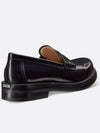 Carlo Polished Calfskin Loafers Black - DIOR - BALAAN 6