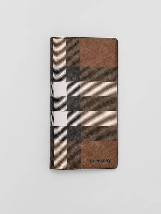 Vintage Check Logo Continental Long Wallet Brown - BURBERRY - BALAAN 2