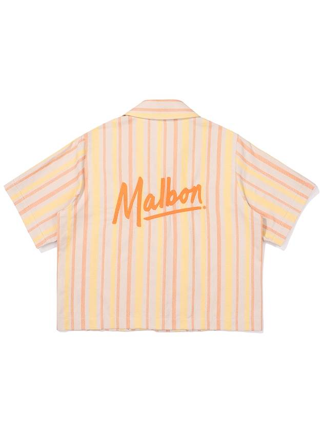 Tocotoco Striped Shirt YELLOW WOMAN Blue Boutique M3322PTS51YEL - MALBON GOLF - BALAAN 3