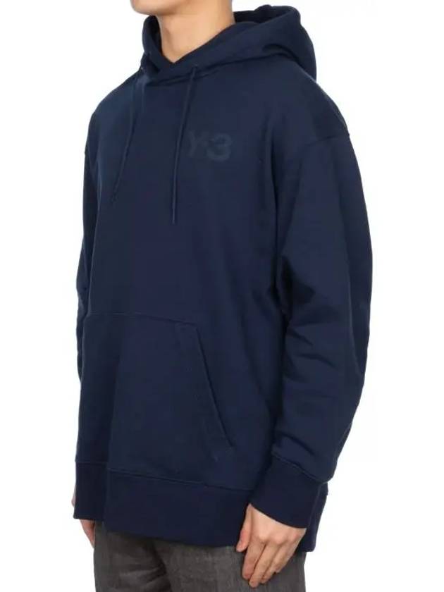 Classic Chest Logo Cotton Hoodie Navy - Y-3 - BALAAN 4