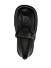 Aqua Leather Ballerinas Black - CAMPER - BALAAN 4