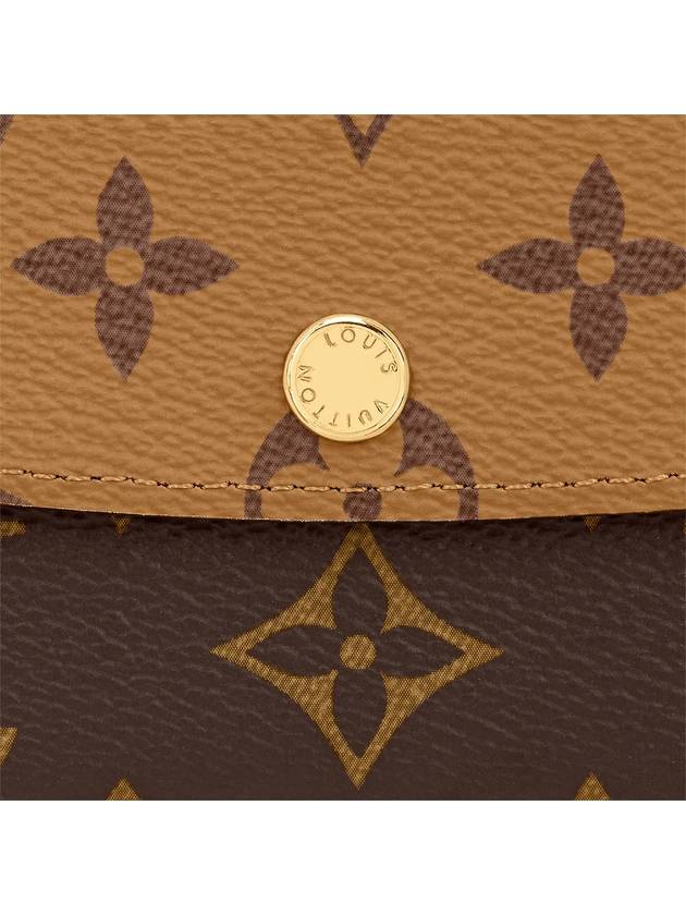 Emily Monogram Reverse Canvas Long Wallet Brown - LOUIS VUITTON - BALAAN 5