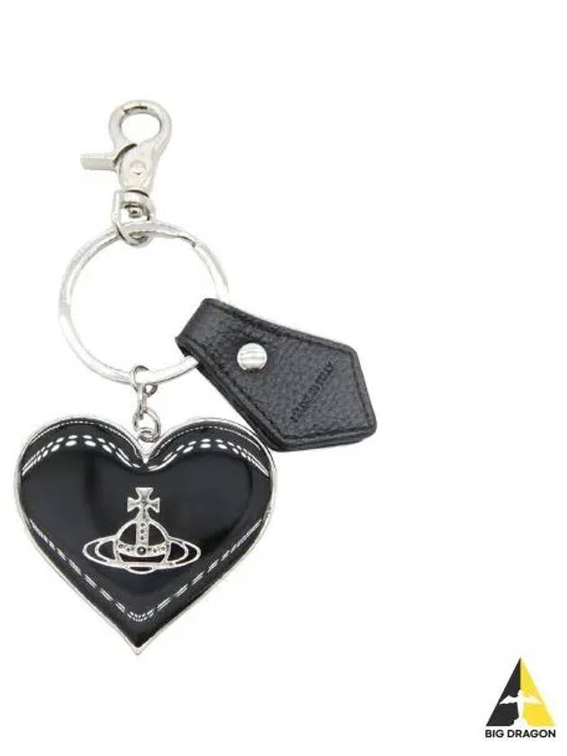 24 RE VEGAN MIRROR HEART ORB 8203010XU OM0009 N403 Lee keyring - VIVIENNE WESTWOOD - BALAAN 1