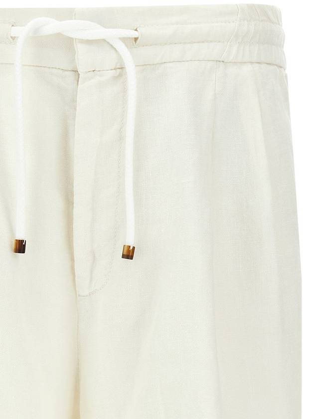 Brunello Cucinelli Linen Bermuda Shorts - BRUNELLO CUCINELLI - BALAAN 3