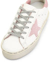 Women's Hi Star Leather Low Top Sneakers White - GOLDEN GOOSE - BALAAN 9