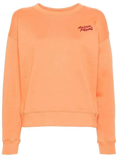 Maison Kitsune logo embroidery women s brushed sweatshirt MW00314 P822 - POLO RALPH LAUREN - BALAAN 1