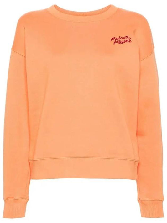 Maison Kitsune logo embroidery women s brushed sweatshirt MW00314 P822 - POLO RALPH LAUREN - BALAAN 1