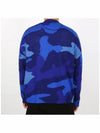 Men's Camouflage Cardigan Blue - VALENTINO - BALAAN 5