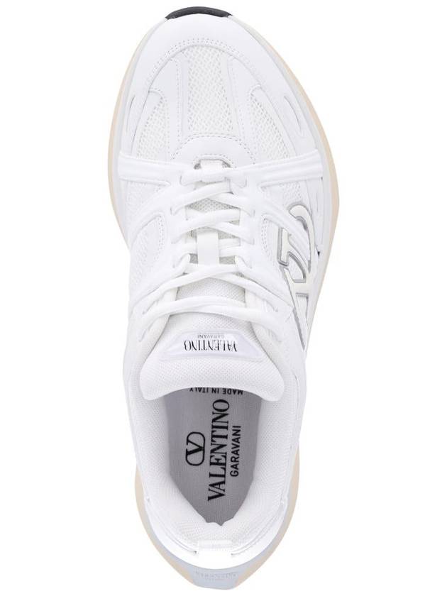 V Logo Low Top Sneakers White - VALENTINO - BALAAN 6