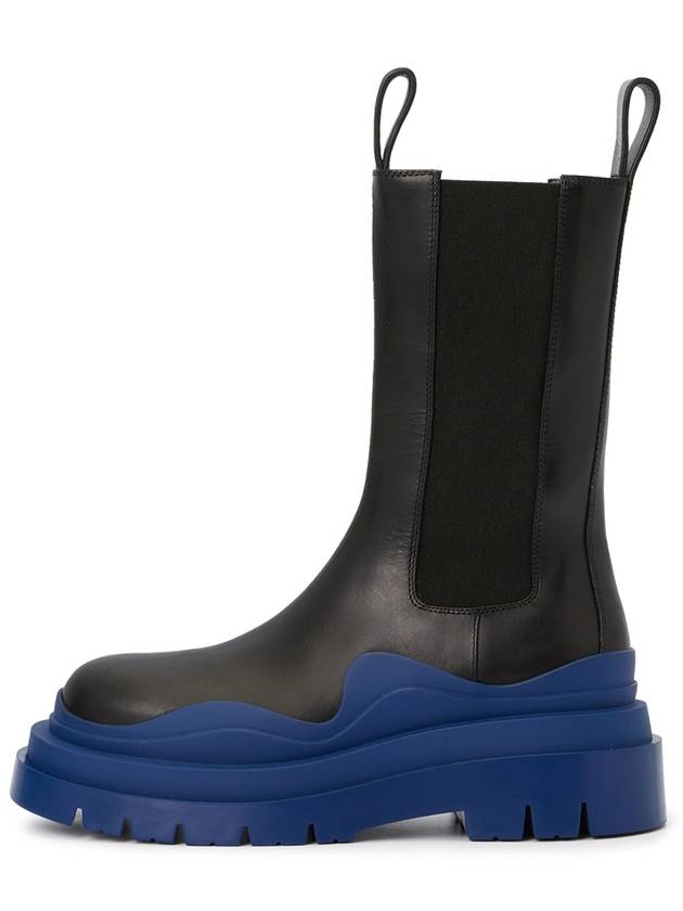 Tire Chelsea Boots Black Blue - BOTTEGA VENETA - BALAAN 5