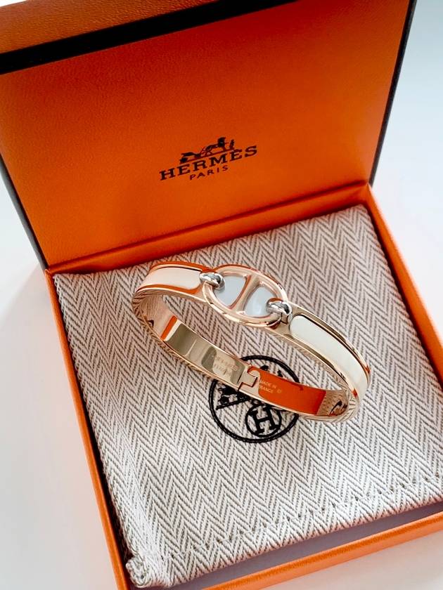 Mini Clic Chaine D'Ancre Bracelet Rose Gold - HERMES - BALAAN 2