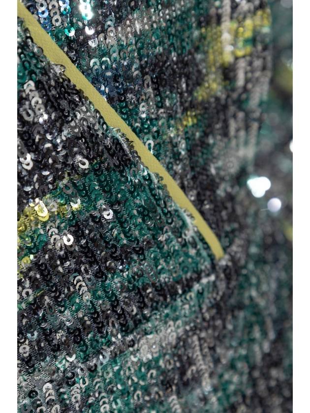 Diane Von Furstenberg Sequin Dress, Women's, Green - DIANE VON FURSTENBERG - BALAAN 5