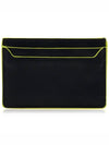 Embossed Logo Card Wallet Black - MSGM - BALAAN 4