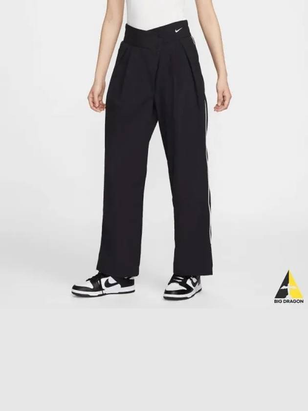 Women s Sportswear Collection Mid Rise Repelled Asymmetrical Waist Pants 010 - NIKE - BALAAN 1