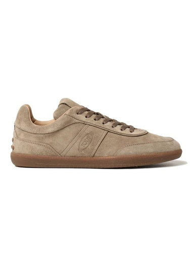 Logo Men's Suede Low Top Sneakers Brown - TOD'S - BALAAN 1