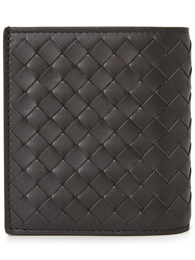 Intrecciato Leather Half Wallet Espresso - BOTTEGA VENETA - BALAAN 3