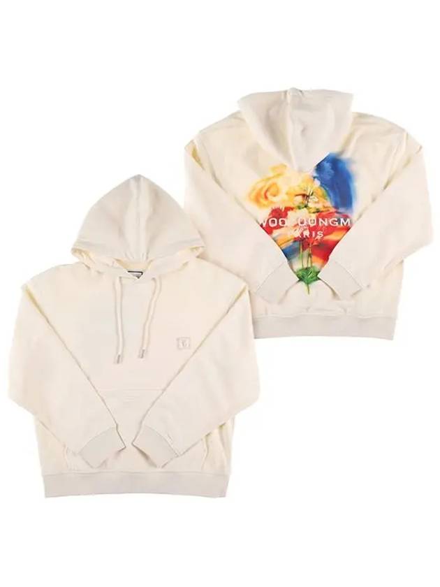 Swaying Flower Back Logo Hoodie Ivory - WOOYOUNGMI - BALAAN 5