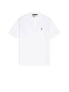 Iconic Mesh Slim Fit Polo Shirt White - POLO RALPH LAUREN - BALAAN 2