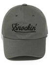 Knockin Logo BB Ball Cap Grey - OGARP - BALAAN 2