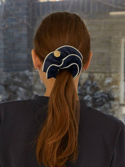 CLASSIC DENIM SCRUNCHIE_NAVY - ANOETIC - BALAAN 2