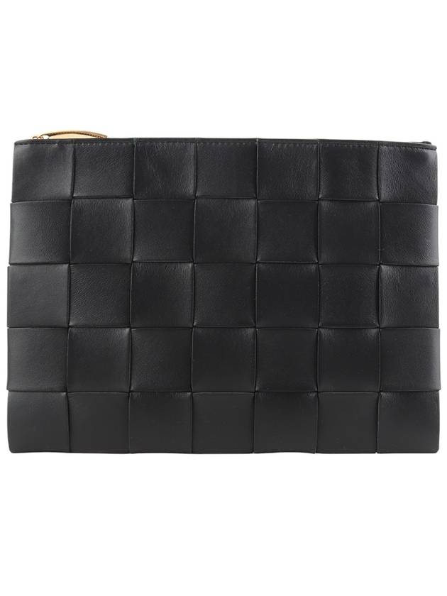 652931 Intrecciato Cassette Flat Pouch Clutch Medium 34279 2 - BOTTEGA VENETA - BALAAN 1