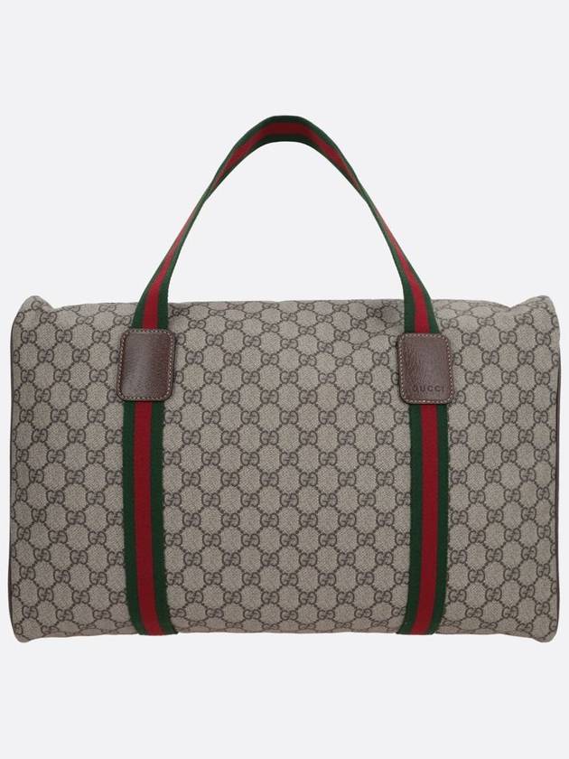 Web Soft GG Supreme Large Duffel Bag Beige - GUCCI - BALAAN 4