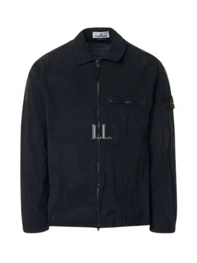 Nylon Metal Econyl Regenerated Zip-Up Jacket Black - STONE ISLAND - BALAAN 2