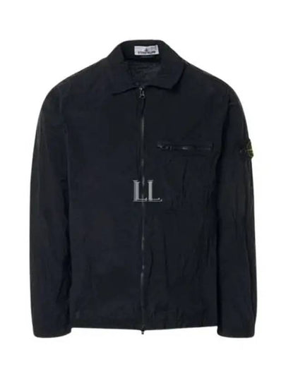 Nylon Metal Econyl Regenerated Zip-Up Jacket Black - STONE ISLAND - BALAAN 2