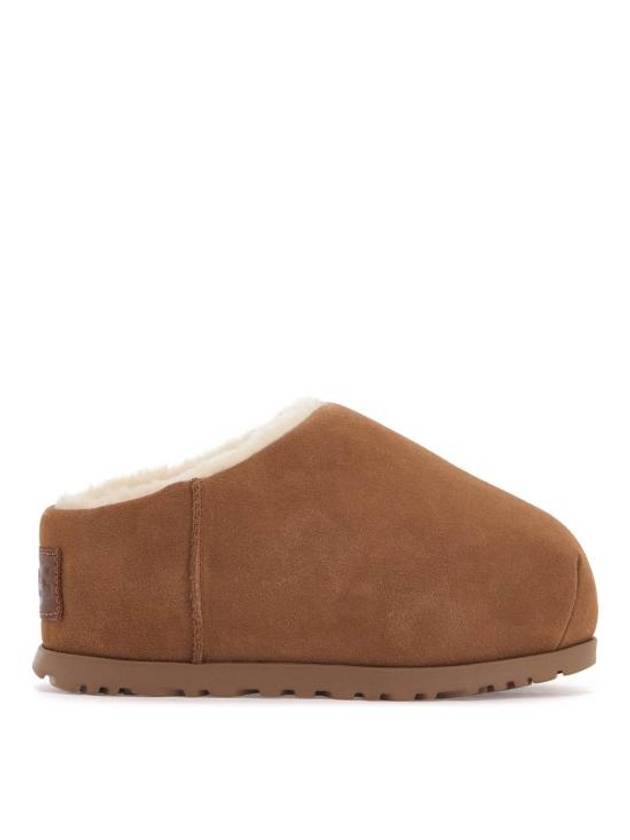 Pumped Fur Slide Sandals Chestnut - UGG - BALAAN 1